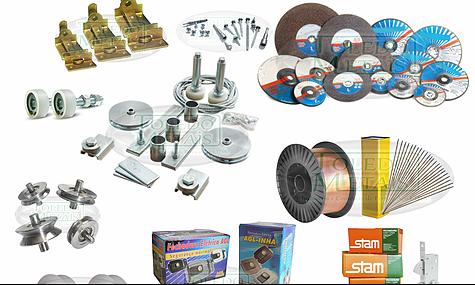 ACESSÓRIOS EM GERAL PARA SERRALHERIA   						  	
					  	